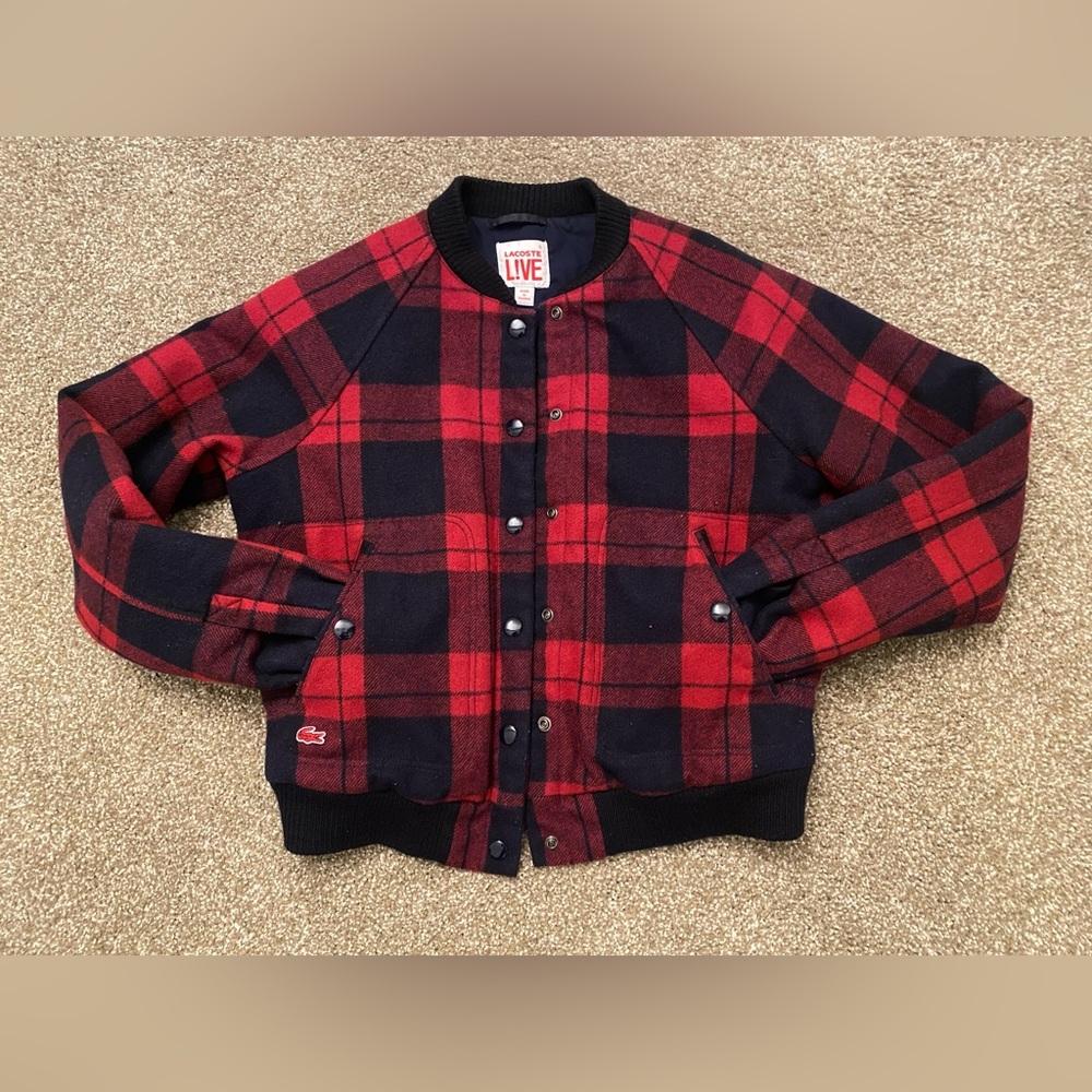 Lacoste Plaid Jacket